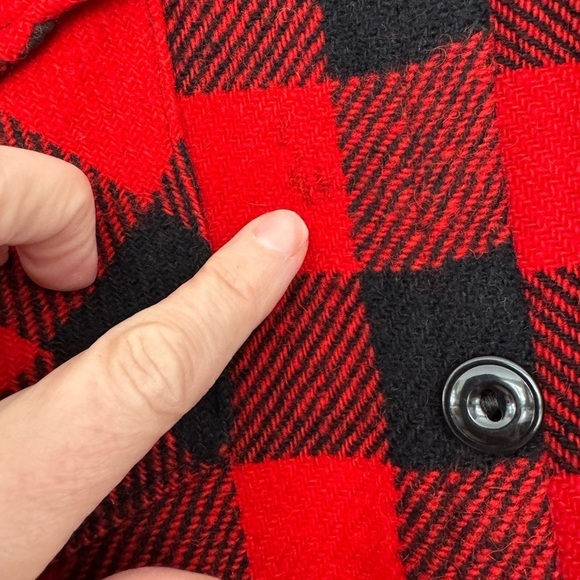 Vintage Northern Lights Wool Blend Button Down Unlined Shirt/Shacket / large - Picture 2 of 13